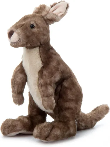 Vista 3 de The Petting Zoo Peluche de canguro de peluche, regalos para niños, animales salvajes del zoológico Onez, juguete de peluche canguro, 12 pulgadas