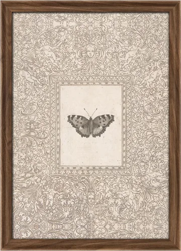 Vista 15 de MUDECOR Lienzo enmarcado prémium para pared, pinos nevados en bosque de invierno, ilustraciones modernas, arte contemporáneo, escénico, divertido