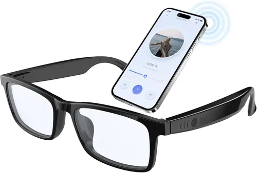 Vista 13 de Lentes inteligentes AI 2026 con cámara, video HD 4K y captura de fotos, gafas de cámara de 8 MP para hombres y mujeres, gafas de grabación