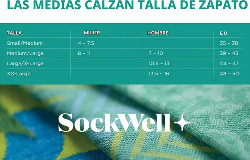 Vista 2 de Sockwell - Calcetines de compresión graduada para mujer loto