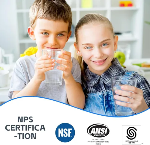 Vista 5 de BLUERISE Filtro de agua de 5 micrones de 10" x 2.5" de repuesto para sedimentos para toda la casa, cartucho de repuesto para filtro de agua