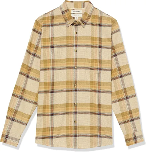 Vista 6 de Goodthreads Camisa Oxford elástica de manga larga ajustada para hombre con bolsillo