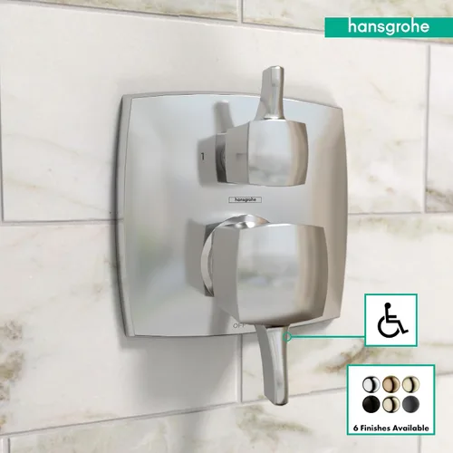 Vista 17 de hansgrohe Ecostat Classic 15769001 - Válvula de ducha de equilibrio de presión cromada