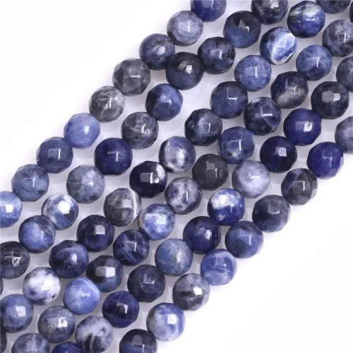 Vista 115 de GEM-Inside - Cuentas sueltas de amatista natural de 0.236 pulgadas (0.236 in), cristal facetado, piedra energética para hacer joyas, 15 pulgadas