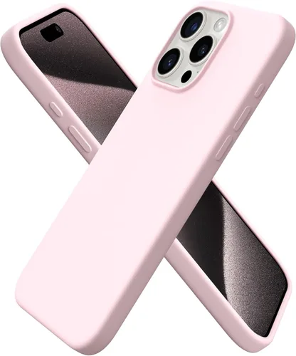Vista 7 de ORNARTO Funda compatible con iPhone 15 Pro Max de 6.7 pulgadas, de silicona líquida delgada, de 3 capas, de gel suave, protectora, a prueba