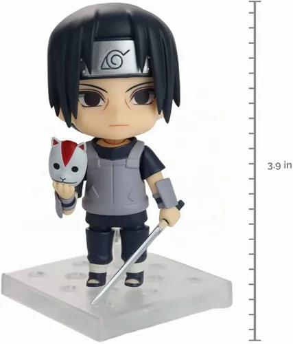 Vista 2 de Good Smile Naruto Shippuden: Itachi Uchiha (versión Black Ops) Nendoroid Figura de acción multicolor