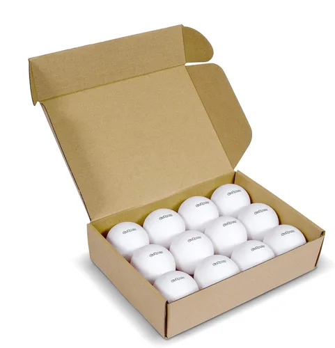 Vista 4 de GoSports Pelotas de tenis de mesa XL de 2.165 in, paquete de 12 pelotas de tenis de mesa jumbo para entrenamiento u otros juegos de lanzamiento