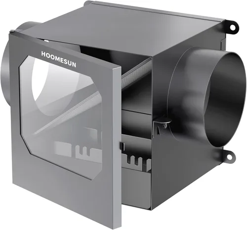 Vista 8 de HOOMESUN Trampa de pelusa para conductos de secadora, kit de ventilación de secadora interior con manguera de ventilación de secadora de 4 pulgadas