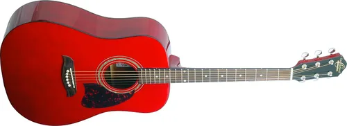 Vista 5 de Oscar Schmidt Guitarra acústica OG2B-A Dreadnought. Negro