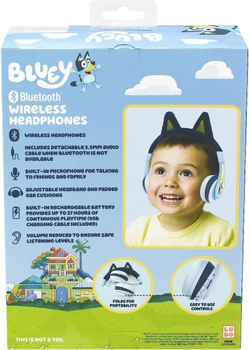 Vista 7 de Auriculares Bluetooth Bluetooth para niños, auriculares inalámbricos con reducción de volumen