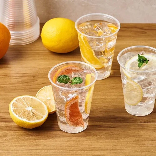 Vista 8 de CIAO! Vaso desechable acanalado de polipropileno de 9 oz (caja de 1,000)