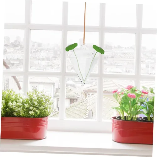 Vista 8 de ibasenice 2pcs Hanging Glass Vase Hydroponic Planter for Indoor Garden Decor Elegant Transparent Hanging for Balcony Home Decoration Creative