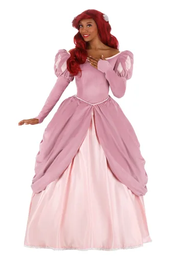Vista 6 de Disfraz de Vestido Rosa de La Sirenita Ariel para Mujer de Disney Multicolor