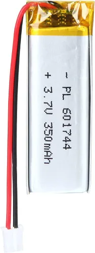 Vista 15 de Batería de 3.7V 200mAh 502025 Li-ion Li-Po recargable de iones de litio con conector de paso de 2P PH 0.079 in