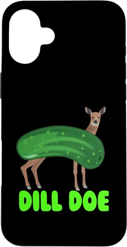 Vista 23 de Dill Doe - Carcasa para iPhone 17, diseño de ciervos y naturaleza divertida para adultos