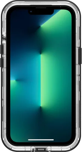 Vista 2 de LifeProof NEXT SERIES - Funda para iPhone 13 Pro (solamente) - Cristal negro (transparente/negro)
