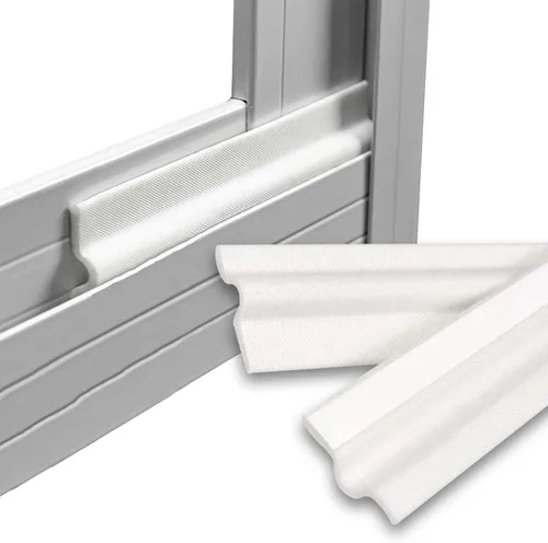 Vista 8 de Burlete de 26 pies para ventanas/puertas, tira de sellado de espuma autoadhesiva para corrientes de aire de ventanas, sellado de huecos