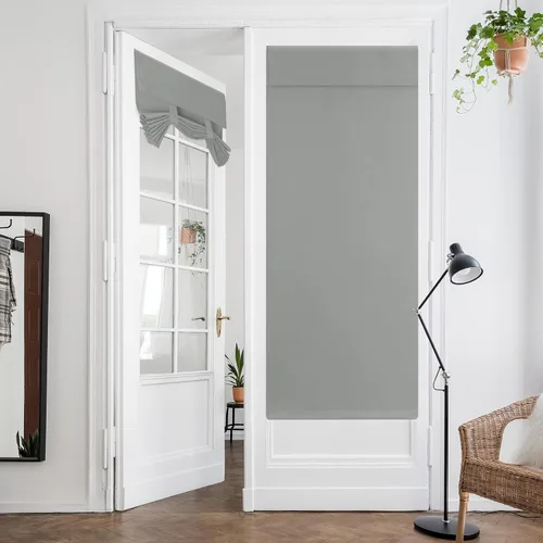 Vista 83 de HOMEIDEAS Cortinas Opacas para Aula para Puerta Principal, Cubierta de Ventana de Puerta de Aula, Persianas de Privacidad con Aislamiento Térmico