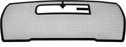 Vista 2 de APS Compatible con GMC Yukon 2021-2024 - Rejilla frontal de malla negra de acero inoxidable superior principal G75266H