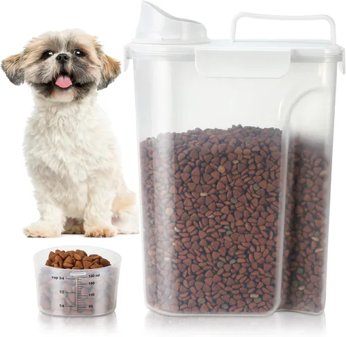 Vista 12 de TBMax Contenedor de Almacenamiento de Comida para Gatos y Perros de 5 a 7 libras, Contenedor Secundario de Almacenamiento de Comida para Mascotas
