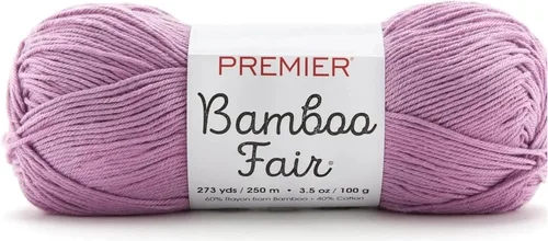 Vista 13 de Premier Yarns Hilo de bambú Fair DK, para tejer y tejer, mezcla de algodón para tejido y ganchillo en climas cálidos, color marfil