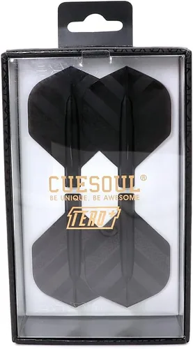 Vista 5 de CUESOUL TERO Plus New Double Direction Telescopic and Rotating Dart Flights System-AK4 Dart Flight