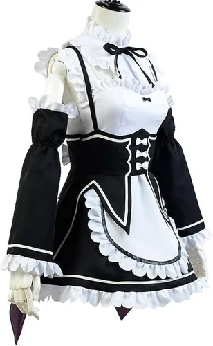 Vista 2 de Ya-cos Re Life in a Different World from Zero Manga Zero RemRam Maid - Disfraz de cosplay