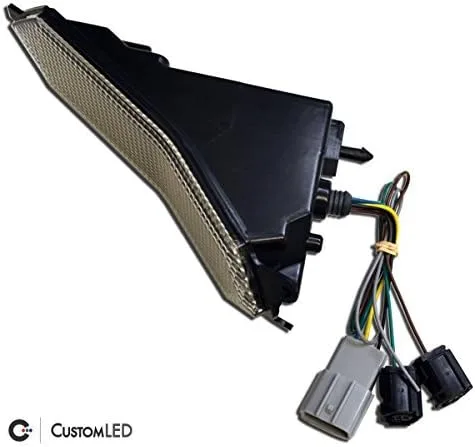 Vista 2 de Yamaha YZF-R1 Blaster-X 2015-2024 Luz trasera LED integrada (lente transparente)