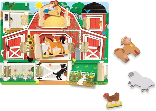 Vista 9 de Melissa & Doug–Granja magnética, juego de escondidas, Multicolor