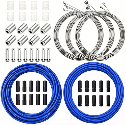 Vista 11 de mankk Cortador universal de cable de bicicleta, cable de freno de bicicleta y cable de cambio, cable de cambio de bicicleta y kit de carcasa