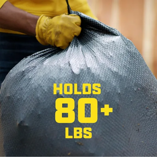 Vista 5 de Glad ForceFlex - Bolsas de basura resistentes con cordón ajustables con Clorox, Mountain Air, 30 galones, 50 unidades (el paquete puede variar)