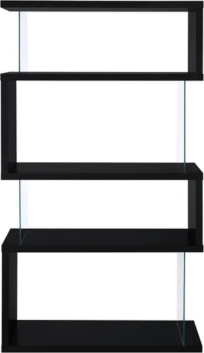 Vista 7 de Coaster Home Furnishings librero, Madera, Negro