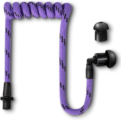 Vista 27 de Tubeez Walkie Talkie Auricular con tapones negros para los oídos – Tubo roscado de bloqueo de humedad que se adapta a cualquier auricular de radio