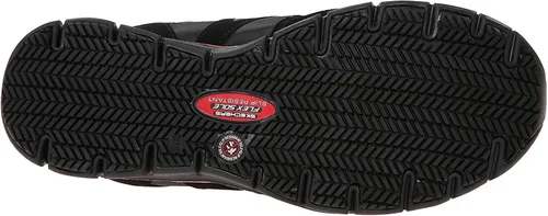 Vista 4 de Skechers Synergy Sandlot - Zapato de trabajo para mujer con agujetas.