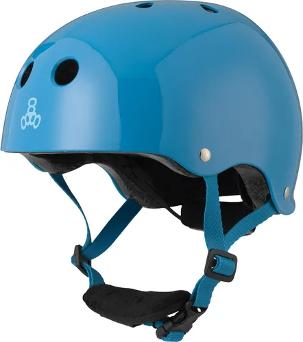 Vista 10 de Triple Eight Lil 8 Dual Certified Sweatsaver - Casco de patineta y bicicleta para niños