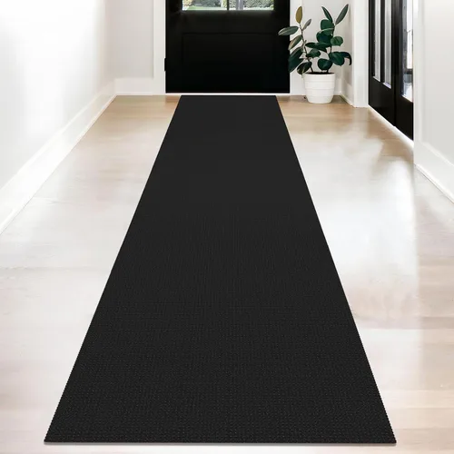 Vista 48 de KOZYFLY - Tapetes de pasillo, lavables, con respaldo de goma antideslizante, tapete de algodón para interiores, entrada, puerta trasera, habitación