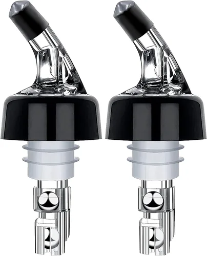 Vista 9 de Oggi Vertedor de botellas con medida automática, vertedor de botellas de licor, Jigger Quick Shot - Vertedor de medición espiritual, 1 onza