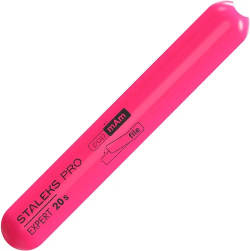 Vista 49 de STALEKS PRO Expert 40 PapmAm Mix - Lima de uñas desechable sobre base de madera (grano 180/240, 3 piezas) - Lima de uñas de doble cara lista