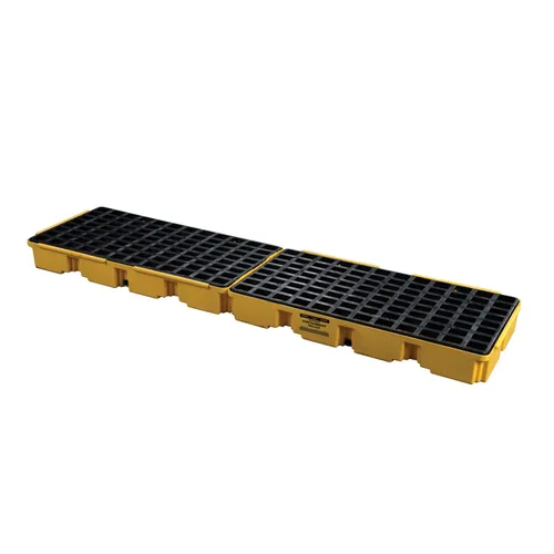 Vista 21 de Eagle Plataforma modular para derrames de un tambor, 26.25"x26"x6.5", sumidero de 15 galones, bandeja de contención de capacidad de carga de 2,000