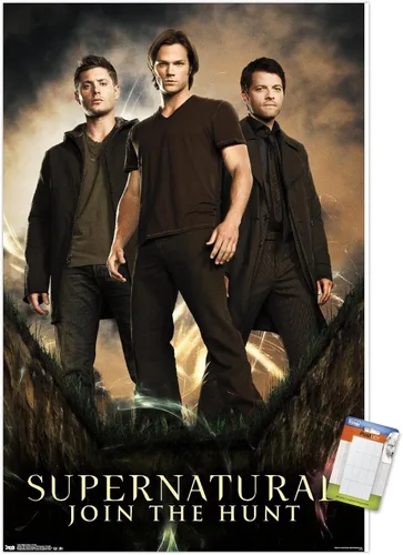 Vista 13 de Trends International Supernatural - Póster de pared de grupo, 14.725 x 22.375 pulgadas, versión con marco de madera tipo granero
