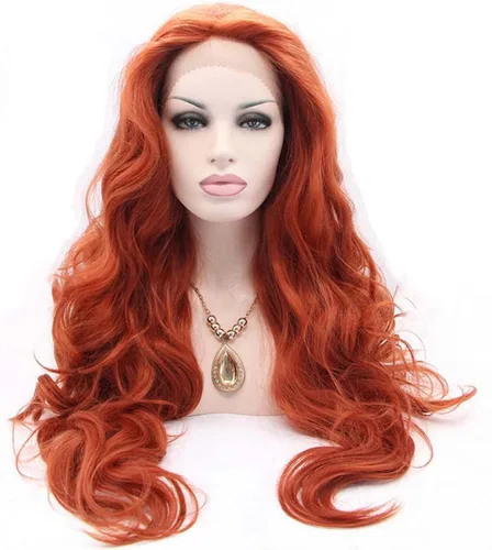 Vista 23 de 1001 #Color sintético rubio blanco encaje frente pelucas para mujeres pelo rubio platino largo cuerpo onda peluca resistente al calor fibra larga