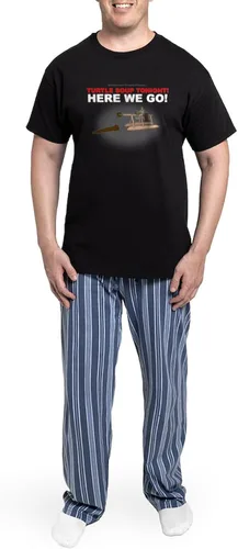 Vista 4 de CafePress Shelby Stanga Swamp Logging T Shirt - Conjunto de pijama para hombre, ropa de dormir cómoda