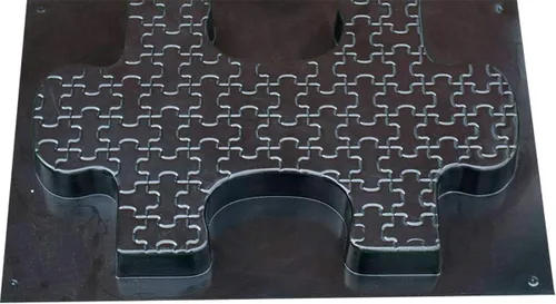 Vista 6 de SvitMolds Puzzle Stepping Stone Mold Molde de cemento de hormigón Rompecabezas ABS Camino de jardín #S51