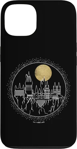 Vista 7 de Funda para iPhone 15 Pro Harry Potter Hogwarts Line Art