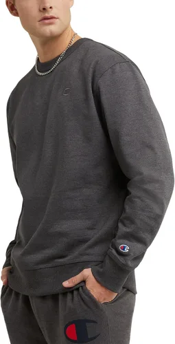 Vista 3 de Champion - Sudadera de forro polar de peso medio con cuello redondo para hombre (normal o grande y alta)