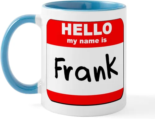 Vista 8 de CafePress Taza de café de cerámica con texto en inglés «Hello My Name Is Mary», de 11 oz (11.0 fl oz)