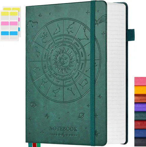 Vista 29 de FOCUS DAY Cuaderno de tapa dura 8.5 x 11, cuaderno de 320 páginas tamaño A4 grande para la universidad con líneas para la escuela y el trabajo, gran