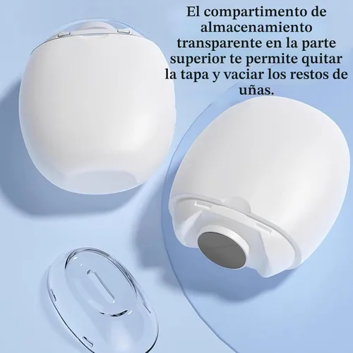 Vista 6 de Cortaúñas eléctrico, 2026 NUEVO Cortaúñas eléctrico 3 en 1 con luz LED y 3 velocidades, cortador de uñas automático silencioso de 360°