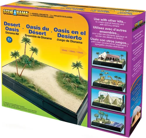 Vista 2 de Scene-A-Rama Desert Oasis Diorama Kit
