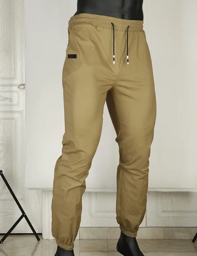 Vista 5 de Bilitry Pantalones deportivos chinos para hombre, pantalones cargo para senderismo, recreación al aire libre, pantalones de sarga para fitness